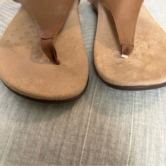 Vionic Kirra Toe Post Sling Back Leather Sandals Womens 9 - Picture 2 of 9